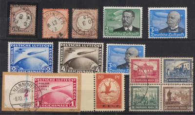 .gestempelt/*/** - Sammlung D.Reich 1872/1937 u.a. Nr. 8gestempelt mit Befund Krug, - Briefmarken