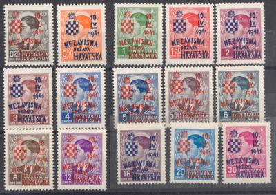** - Kroatien Nr. 24/38, - Stamps