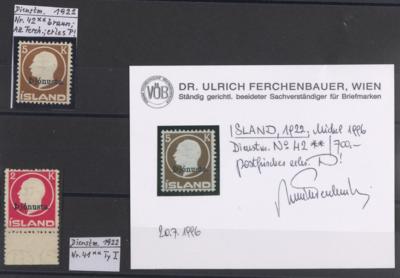 **/* - Sammlung Island ca. 1902/2004, - Briefmarken