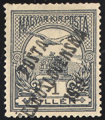 * - Tschechosl. Nr. 104 (1 F Turul), - Briefmarken