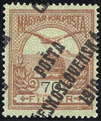 * - Tschechosl. Nr. 110 - laut Fotoattest Kovar ist die Marke"ungebraucht mit Originalgummi, - Briefmarken