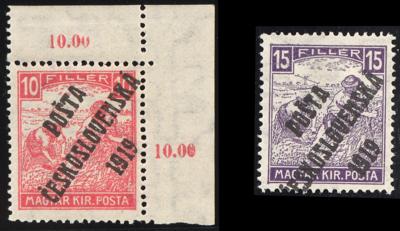 **/* - Tschechosl. Nr. 118 ** mit Befund Darmietzel "Type II Eckrandstück, - Briefmarken