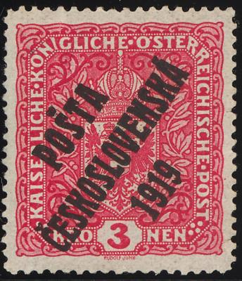 * - Tschechosl. Nr. 56 II - laut - Stamps