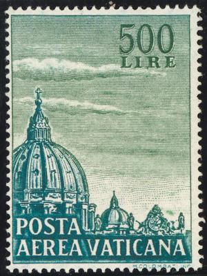 ** - Vatikan Flug Nr. 280 C gepr. Diena, - Stamps