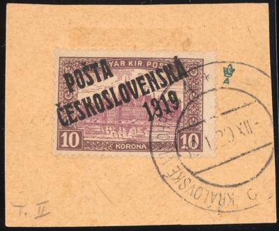 Briefstück - Tschechosl. Nr. 137 - laut - Známky
