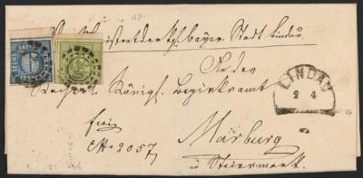 Poststück/Briefstück - Partie Poststücke Bayern meist Ausg. 1850/62, - Stamps