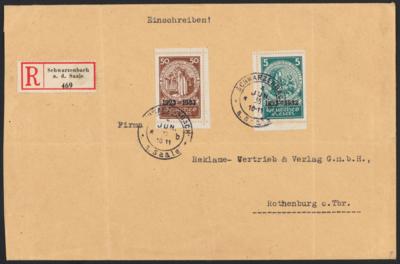 Poststück - D.Reich Nr. 508/511 (Marken - Francobolli