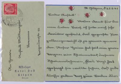 Poststück - Kinderlandverschickung in Salzburg u.a. Einsatzbefehl, - Známky