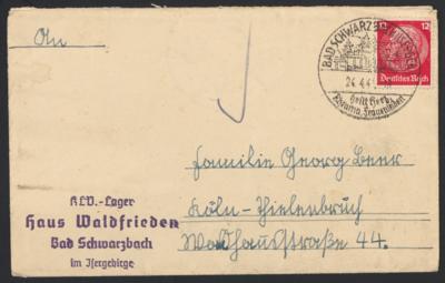 Poststück - Kinderlandverschickung zumeist Bereich Breslau, - Briefmarken