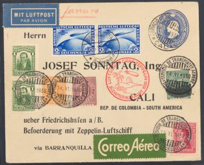 Poststück - Zeppelinpost - Südamerikafahrt - Stamps