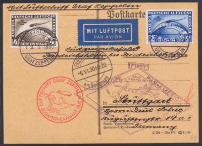 Poststück - Zeppelinpost - Südamerikafahrt - Briefmarken