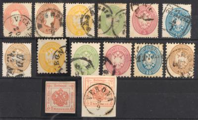 .gestempelt/*/Briefstück - Sammlung Lombardei u.a. Nr. 6I gestempelt und Nr. 19 gestempelt, - Známky