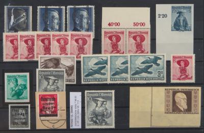 **/gestempelt/* - Reichh. Sammlung Österr. ab 1945, - Stamps