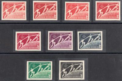 ** - Österr. Nr. 1027 UF I/VI (Gewerkschaften), - Stamps