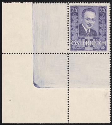 (*) - Österr. Nr. 589 PI (24 Gr. Dollfuß), - Francobolli