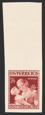 ** - Österr. Nr. 638U (Muttertag 1937 UNGEZÄHNT), - Stamps