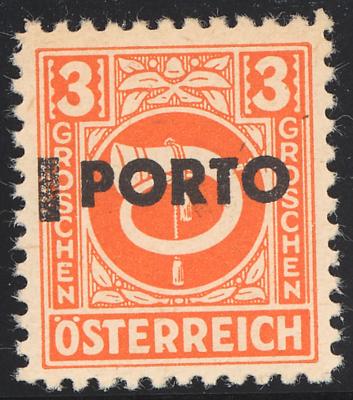 ** - Porto Nr. 189 mit Aufdruckbalken links, - Stamps