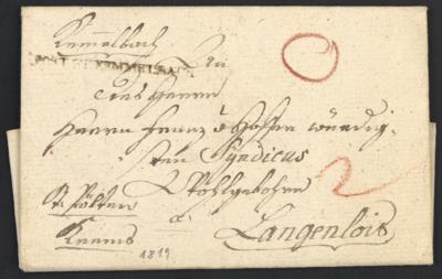 gestempelt/Briefstück/gestempelt - Heimatsammlung "Wieselburg an der Erlauf" ab Vorphila, - Stamps