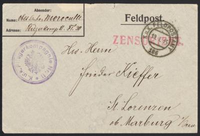 gestempelt - Österr. Feldpost WK I - Fliegerpost Przemysl - 2. Belagerung: 6, - Stamps