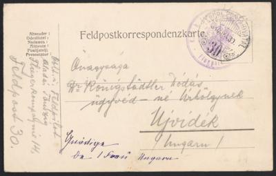 gestempelt - Österr. FP WK I - Bezug - Stamps