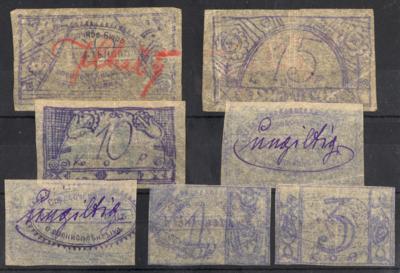 Österr. Feldpost WK I - Lager - Geld aus russischen Kriegsgefangenenlagern ca. 1919, - Stamps