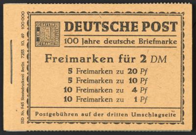 ** - Berlin - Markenheftchen (MH) Nr. 1, - Stamps
