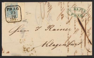 .gestempelt/Briefstück/Poststück - Österr. Ausg. 1850 - Spezialpartie der Nr. 5 H/M u.a. mit Randstücken, - Briefmarken