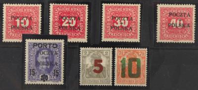 .gestempelt/*/Briefstück/(*) - Sammlung Polen 1860/1939 mit Port Gdansk, - Briefmarken