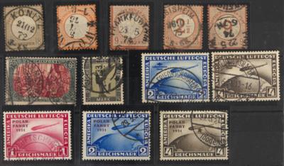 .gestempelt - Sammlung D.Reich 1872/1945 u.a. mit Nr. 66, - Briefmarken