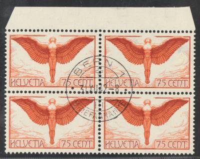 .gestempelt - Schweiz Nr. 190z im Viererblock mit Entwertung von Bern 1, - Stamps