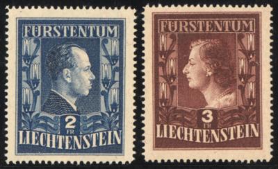 ** - Liechtenstein Nr. 304/ 305 B - Stamps