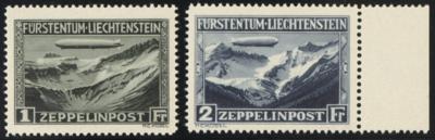 ** - Liechtenstein Zepp. Flug Nr. 114/15 postfr. einwandfrei, - Briefmarken