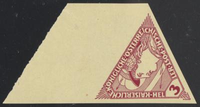 ** - Österr. 1916 Eilmarken (ANK. Nr. 217 PU/218 PU) mit Nominale 3 Heller und 6 Heller statt 2 H und 5 Heller, - Briefmarken