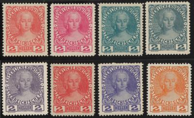 ** - Österr. Nr. 140 P (2 H 1908), - Briefmarken