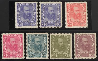 */** Österr. Nr. 149 P (35 H 1908), - Stamps