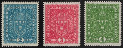 ** - Österr. Nr. 204 I/206 I u. 208 aII/210 II, - Známky