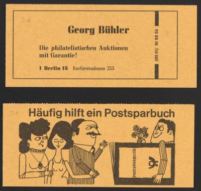 ** - Partie Markenheftchen (MH) Berlin ab 1962 (Dürer), - Briefmarken