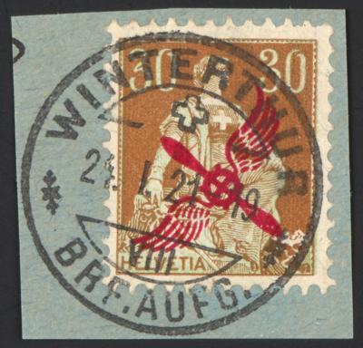 Briefstück - Schweiz Nr. 152 - laut Fotoattest Nussbaum ist die Marke "Fehlerfrei, - Francobolli