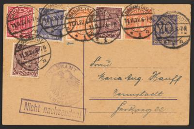 Poststück - D.Reich Nr. 1920 - Dienstpostkarte - Briefmarken