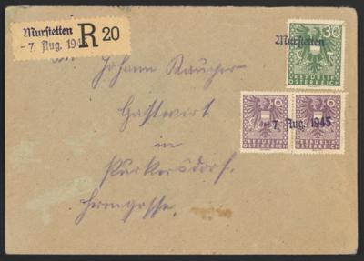 Poststück - Heimat - Sammlung "MURSTETTEN" - Briefmarken