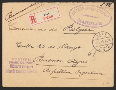 Poststück - Niederlande - Kriegsgefangenenpost - Známky