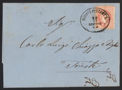 Poststück - Österr. Ausg. 1867 - Ovalstempel - Francobolli