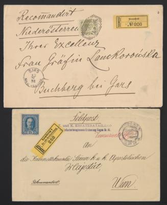 Poststück - Österr. meist Monarchie - Francobolli