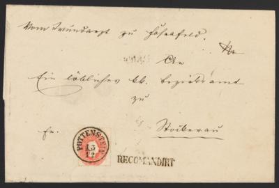 Poststück - österr. Monarchie - Interess. Partie Poststücke Ausg. 1861 meist aus NÖ, - Francobolli
