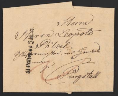 Poststück - Österr. - Vorphila NÖ - 2 Faltbriefe mit St. Pölten Kühn Nr. 109 a und b, - Briefmarken