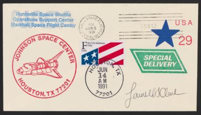 Poststück - Reichh. Sammlung Astronauten - Auswahl der NASA mit Porträtfotos und Belegen, - Známky