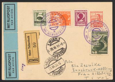 Poststück - Schöne Heimat-Sammlung "UNTER - TULLNERBACH", - Stamps