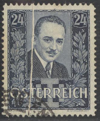 .gestempelt - Österr. Nr. 590 (24 Gr. Dollfuß) mit - Briefmarken