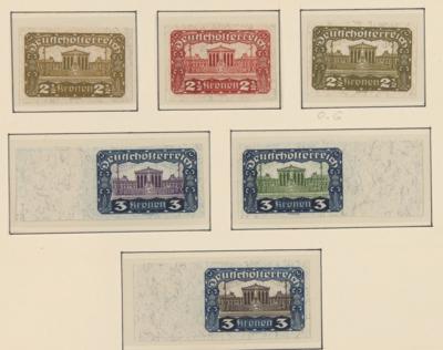 **/(*) - Österr. 1919/20 - "Parlament" - Briefmarken
