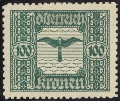 * - Österr. 1922 - 100 Kronen Kreßflug, - Francobolli